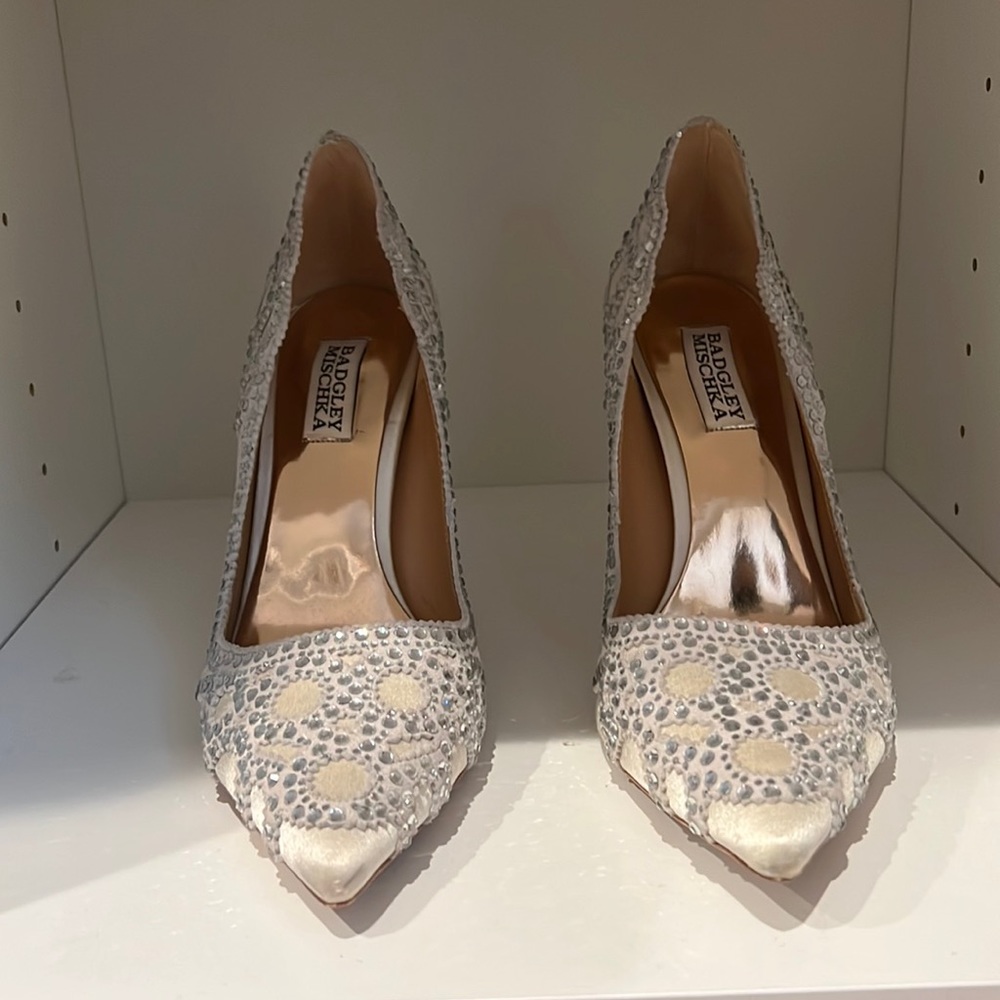 Badgley Mischka Rouge Embellished Evening Shoe